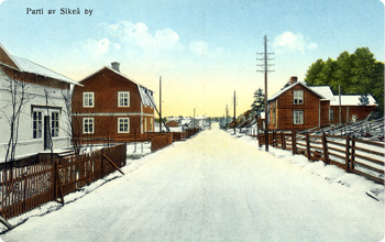 Bygatan med vårt gamla hus